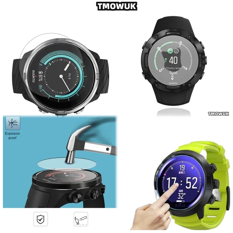 

For Suunto 5 7 9 Peak Pro Race S 45mm 49mm OCEAN Traverse Alpha, Tech-Savvy 9H Tempered Glass Cover