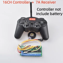 DIY Car Robot Model Excavator Radio Controlling System 2.4G 16CH Remote Controller 3.7V Transmitter 6V-12V Receiving Board