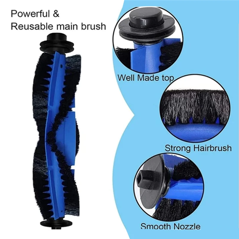 A75X Top 14Pcs Für Proscenic 850T Roboter Staubsauger Zubehör Ersatzteile Wichtigsten Pinsel Seite Pinsel HEPA-Filter