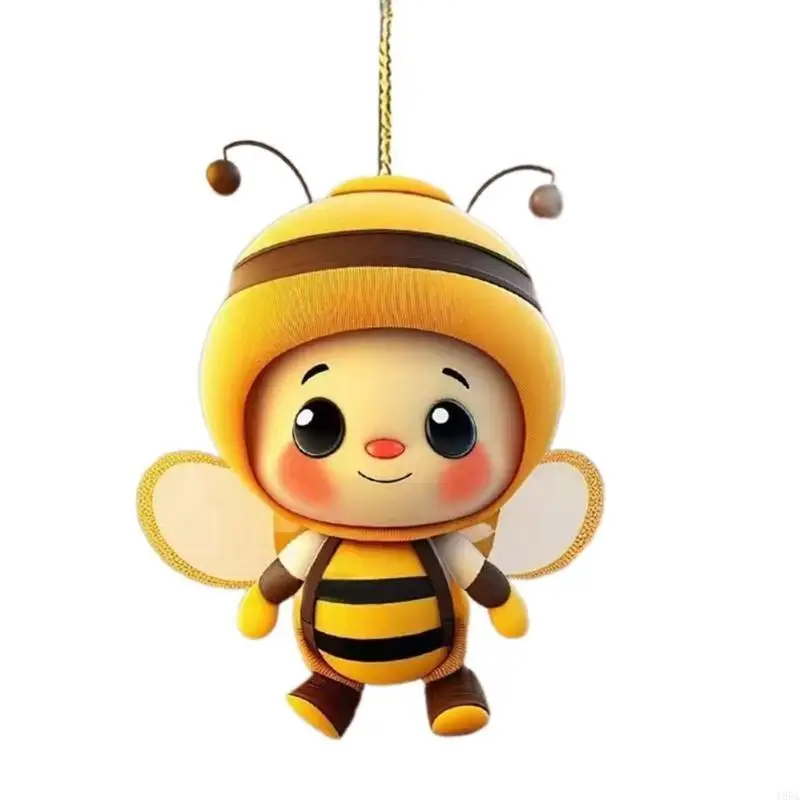 Car Rear View Mirrorr Hold Bees Hangings Ornament Access Bag Ornament 