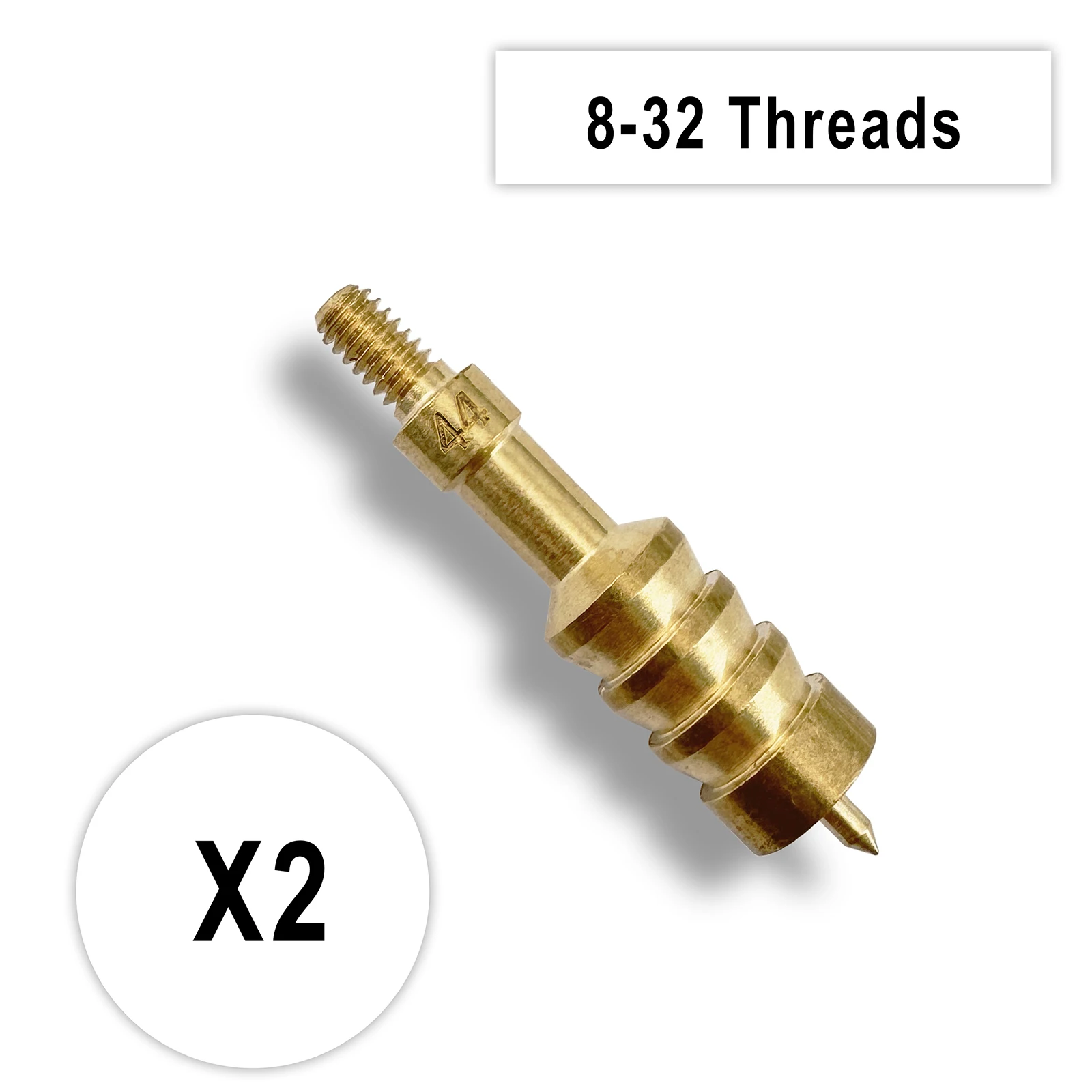 XXLIYA 2 قطعة تنظيف البندقية 7.62 مللي متر التصحيح حامل 5.56 مللي متر النحاس Jag. 22 كالوريا. 40/.45/.30 عيار تلميح بندقية مسدس الصيد تنظيف عدة #5