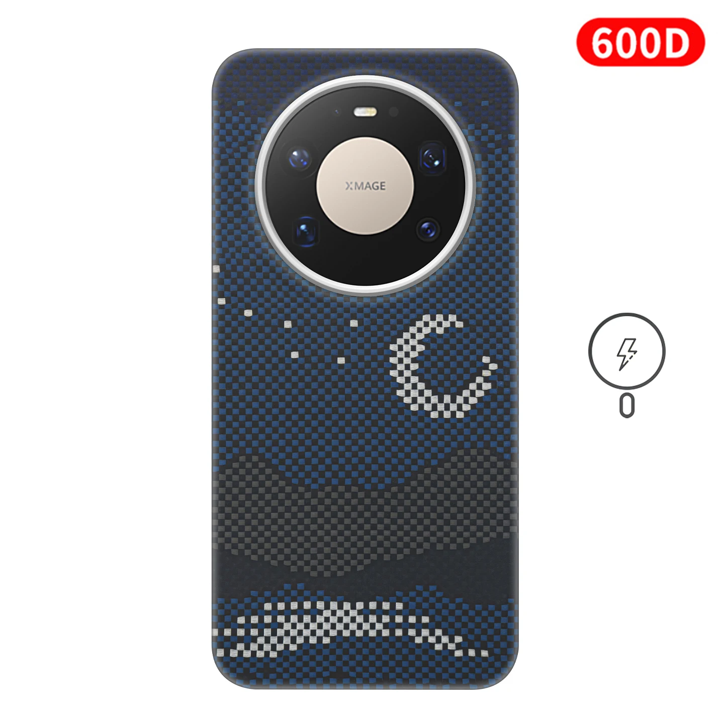 Kevlar aramid fiber phone case suitable for Huawei Mate80 magnetic suction lightweight business simplicity