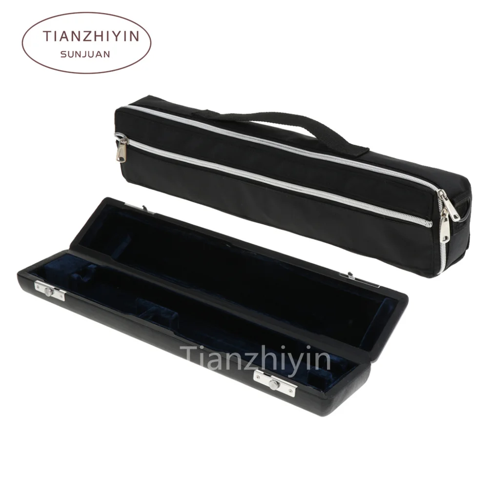 Professional Portable Bag For Western Concert 16 17 Holes Flute Gig Box Cotton Padded Waterproof Durable Cover Backpack