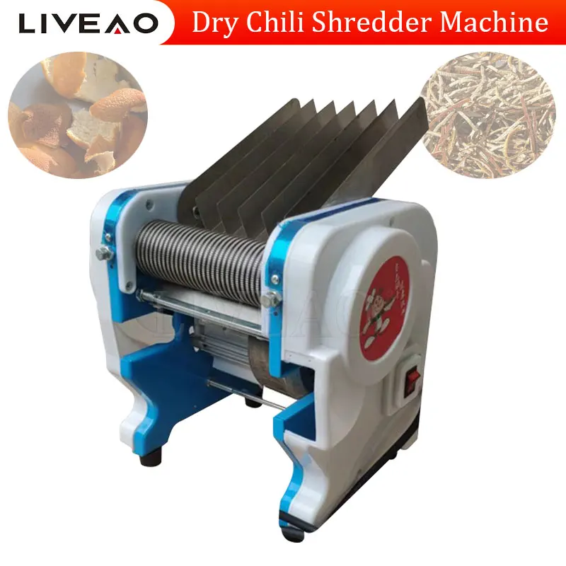 Electric Vegetable Cutter Machine Dry Lotus Leaves Shredder