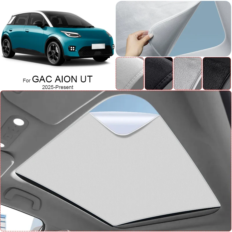 

Car Suede Fabric Anti-uv Electrostatic Adsorption Sunroof Sunshade For GAC AION UT 2025-Present Auto Heat Insulation Skylight