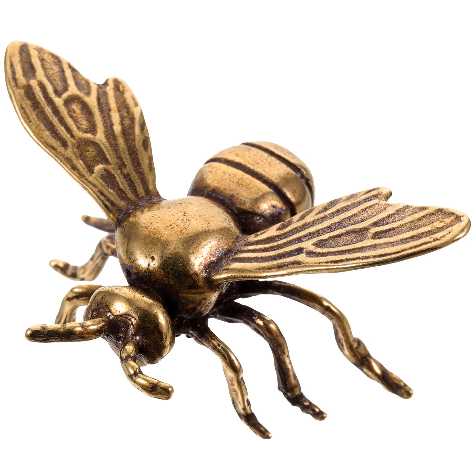 Brass Bee Ornament Home Desktop Decoration Small Brass Craft Bee Adornment