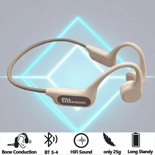 Xiaomi Mijia Ture-auriculares inalámbricos con Bluetooth para conducción ósea, cascos deportivos impermeables con micrófono para entrenamiento y correr