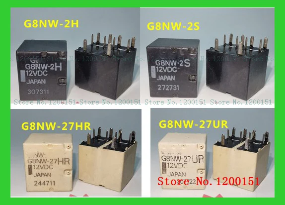 G8N-1 G8N-1S G8N-17SR G8N-17UR G8NB-17SR G8NB-27SR G8NW-2H G8NW-2S G8NW-27HR G8NW-27UR 12VDC