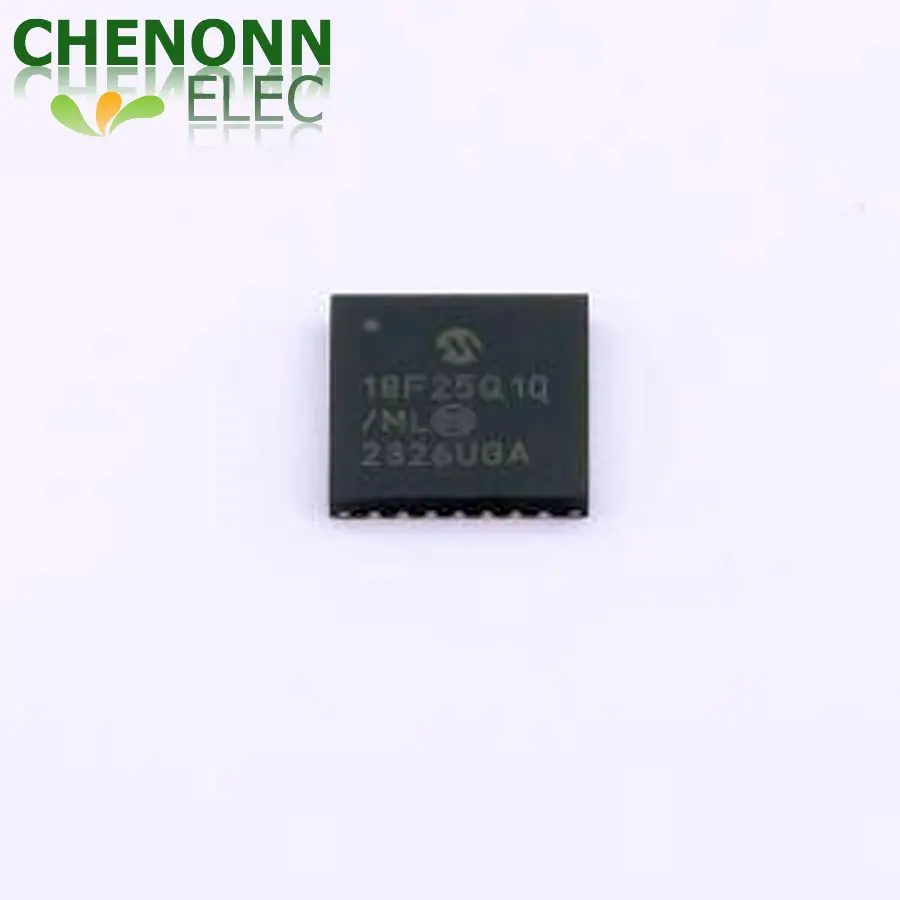 10PCS/LOT PIC18F25Q10-I/ML (Microcontrollers)