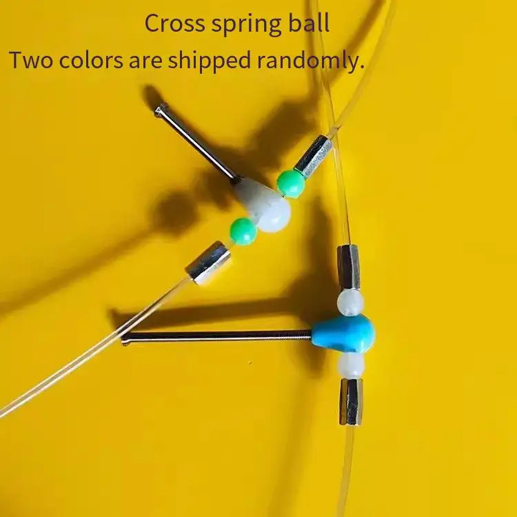 PD Fishing Gear Sea Fishing Cross Spring Bead Fishing Set Luminous Anti-tangle String Hooks