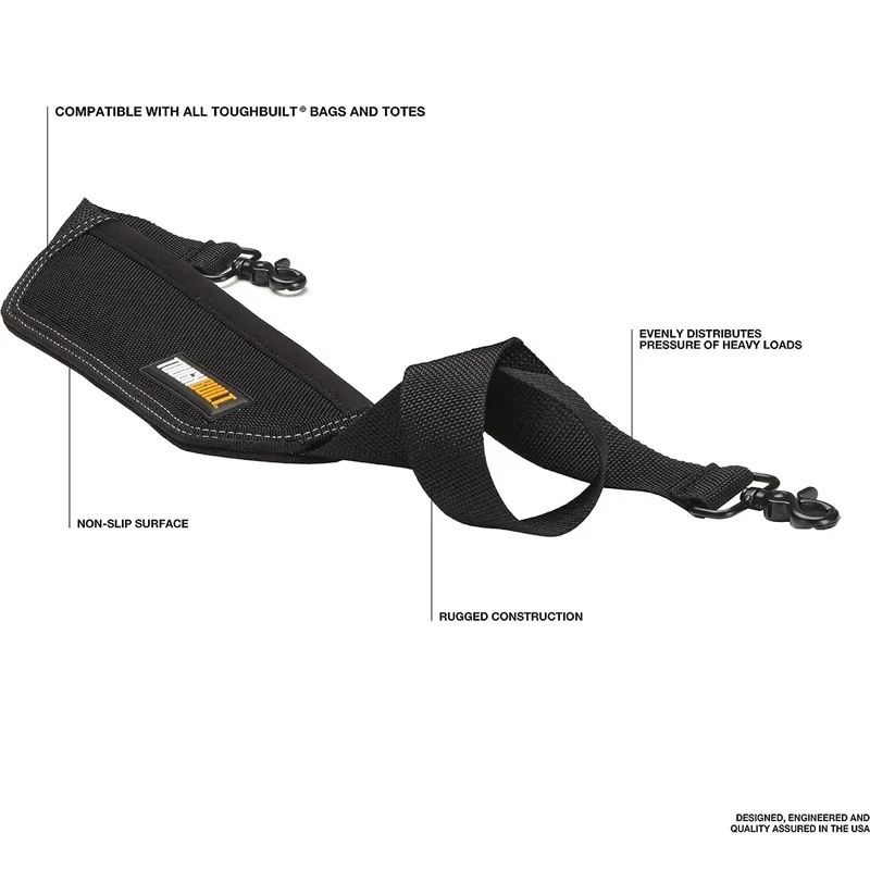 TOUGHBUILT TB-55-B Convenient Type Shoulder Strap Tool Kit Durable Tool Accessories