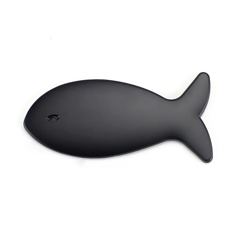 1pcs Fish Metal Sticker for Car, 3D Fish, Fish Zinc Alloy Emblem, for Automobile, Motocycle