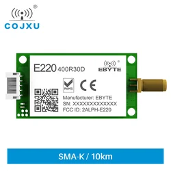 RS485 LoRa 모듈 433Mhz 470Mhz 30dBm 10km 무선 송수신기 장거리 RF 모듈 E220-400R30D