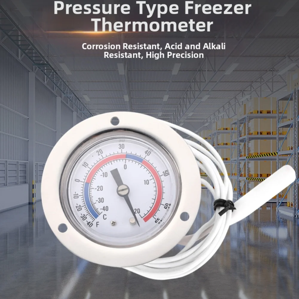 Stainless Steel Cooler Thermometer -40 To 65F Large Temperature Gauge For Refrigerator Bar Restaurant Kitchen Monitoring Tool