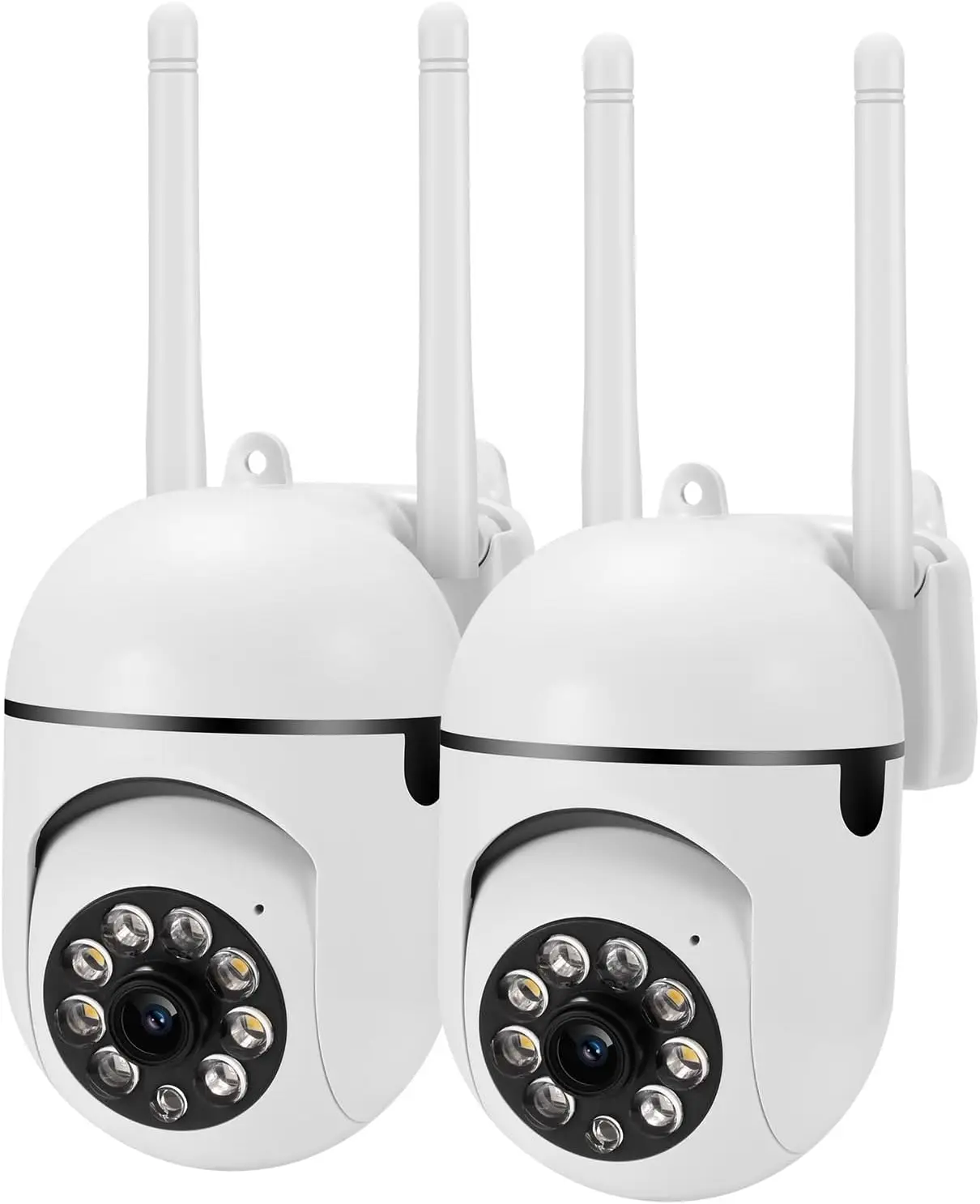 

Беспроводная умная камера видеонаблюдения Full HD - цветное ночное видение, двусторонняя аудиосвязь, отслеживание движения, мониторинг домашних животных, для использования внутри/на улице