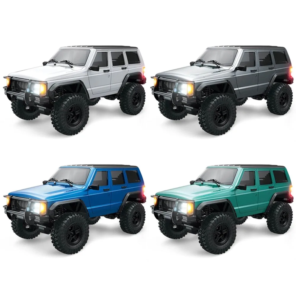 1/18 2.4G ABS 4WD Radio Controlled Rock Crawler Cars 8562 RC Off Road Vehicles 3Speed 370 Motor ESC Light Finished Model Boy Toy