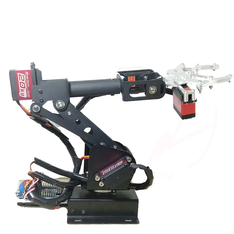 PS2-Steuerung 6 DOF Roboterarm Greiferklauen STEAM Manipulator für Arduino STM32 Roboter mit 6 Servos Programmierbares Roboter-DIY-Kit – Detail 9