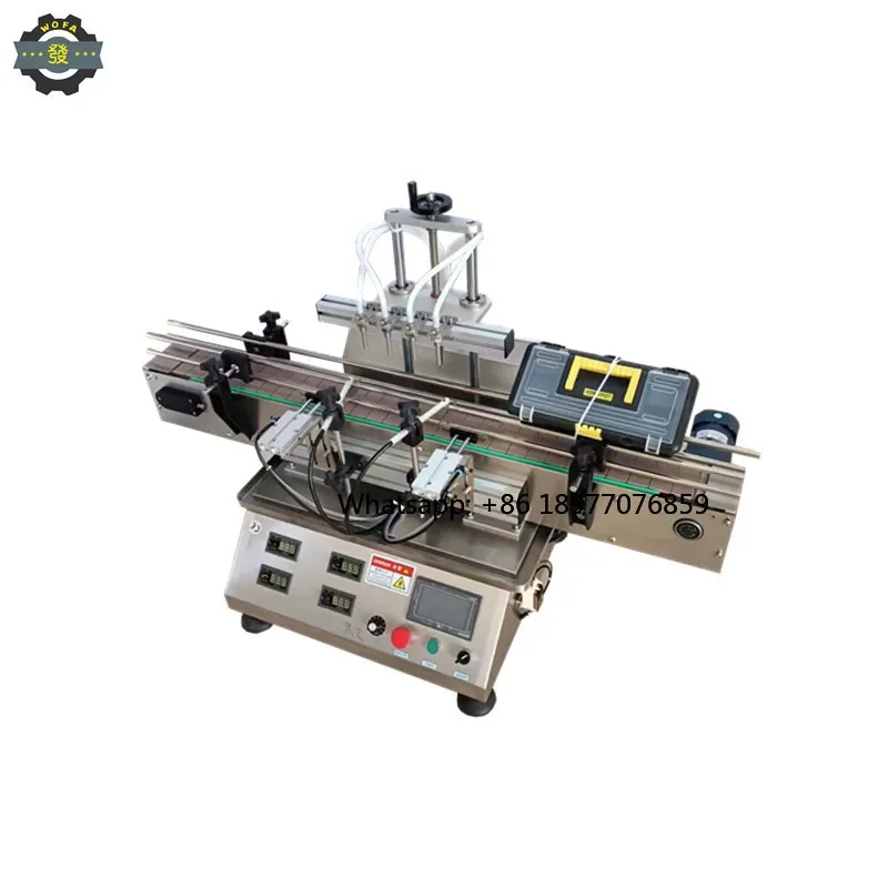 4-head Magnetic Pump Liquid Filling Machine Filling And Packaging Fully Automatic Desktop Corrosion-resistant Filling Machi
