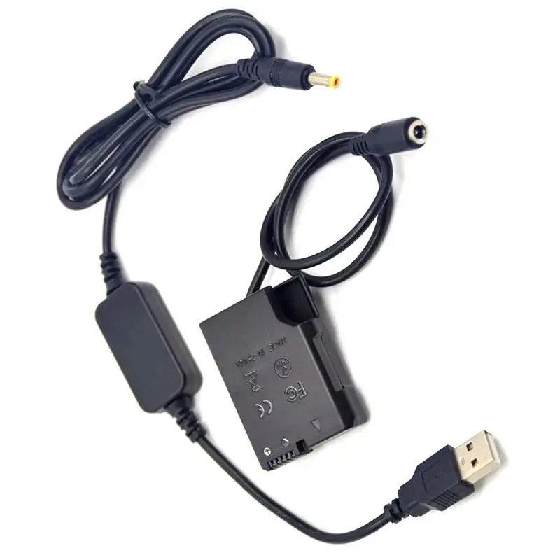 USB to DC 5V Cable&EP-5A DC Coupler EN-EL14 Dummy Battery for Nikon P7800 P7100 D5500 D5600 D3300 D3400 D5100 D3300 D3200 D3100