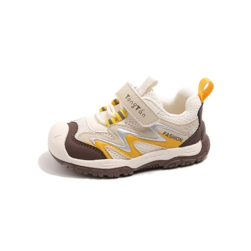 

2025 Autumn New Children's Sports Shoes Breathable Mesh Boys' Running Shoes Non slip Soft Bottom Girls' Walking Shoes 21-30