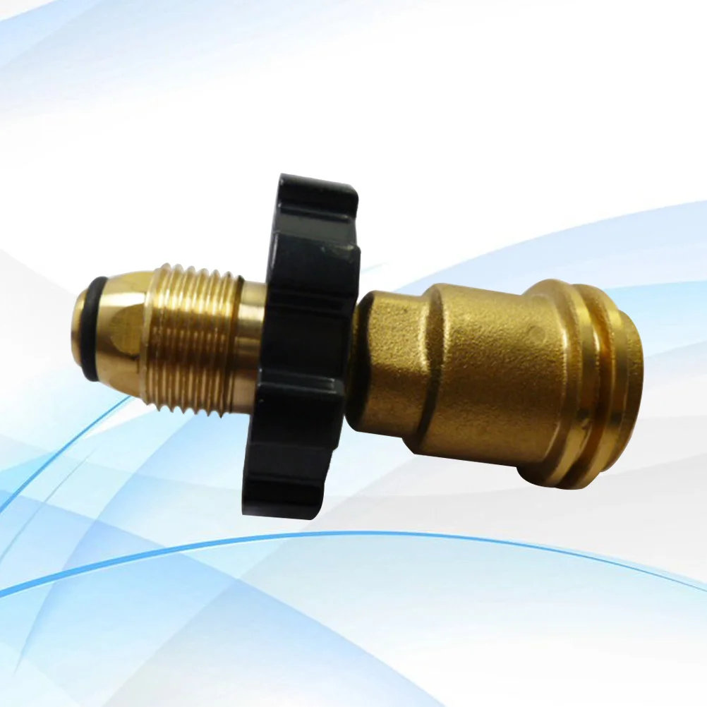 

Propane Tank Adapter Metal Durable Rustproof Easy Install Secure Connection for Outdoor Bbq Stove Adapter