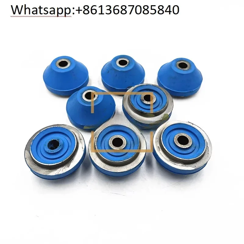 For Komatsu PC20 25 30 35 Engine Foot   3D84 3D88 3D82 Engine Damping Cushion Bottom Excavator Parts  8PCS