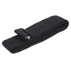 Heart Rate Belt Chest Strap for Coospo Polar Wahoo Garmin Mount Heart Rate Sensor Monitor Elastic Soft Strap Band Black