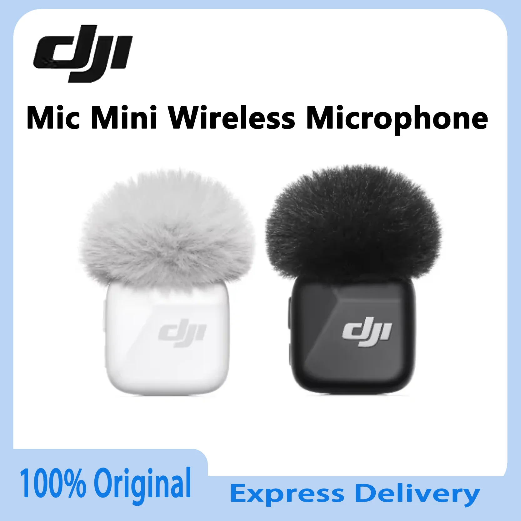 

Оригинальный беспроводной микрофон DJI Mic Mini с 48-часовым временем работы от батареи, зарядным чехлом и активным шумоподавлением в двух режимах