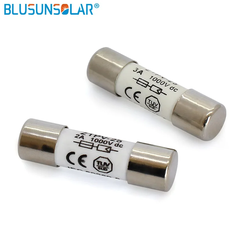 Picture 5: 1 Piece 1000V 10*38MM 2A 6A 8A 10A 12A 15A 20A 30A DC PV Solar Fuse Metal Alloys High Voltage For Power System Protection