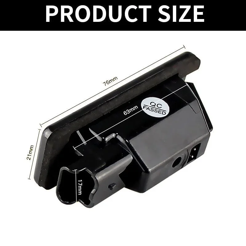 2 قطعة LED الخرز لوحة ترخيص مصباح ليد رقم المصباح ضوء لإنفينيتي Q50 نيسان قاشقاي مارس فيرسا NV200 أرمادا ركلات نافارا #3