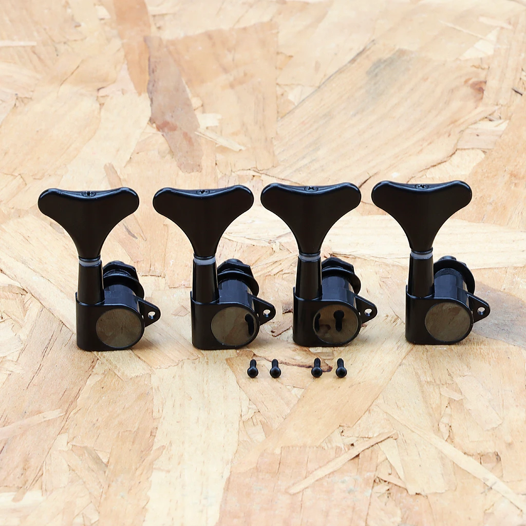 

Электрическая фотоэлектрическая тюнинговая головка для бас-гитары, черная 4R