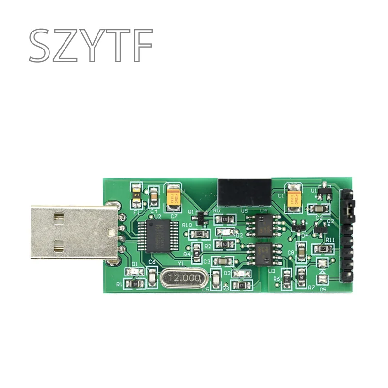 High-speed isolation USB to TTL serial power supply optocoupler isolation 3.3V 5V TTL output CH340 module