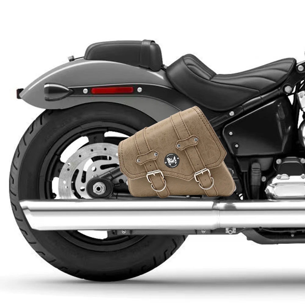 Retro motorcycle side bag suitable for Harley 883 1200 X48 triangular hanging bag motorcycle rider bag