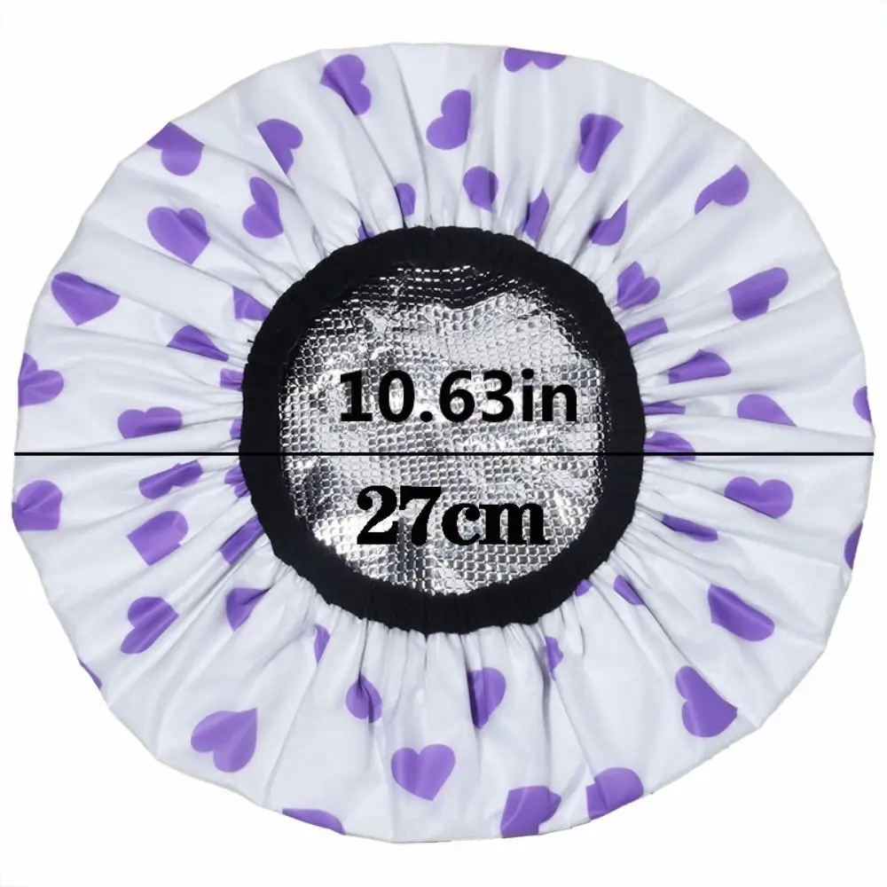 سميكة ذاتية التدفئة القصدير احباط قبعة قبعة الدش قبعة الاستحمام البخار قناع الشعر غطاء المحمولة ثرموستاتي السلس زيت الشعر قبعة الخبز