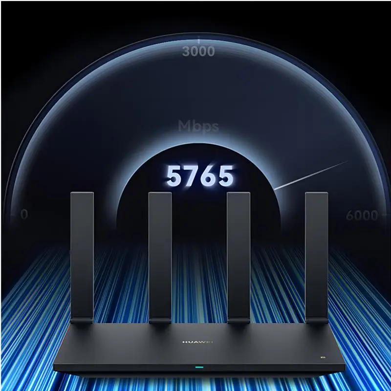 Imagem -02 - Roteador Wifi de Banda Dupla Repetidor sem Fio Mais 7200mbps 4k Qam Sinal de Canais Original Huawei-ax6