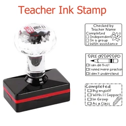 Teacher stamps pre-inked completed by myself as a class homework schooll teaching stuff stamper stamps Ink stamp