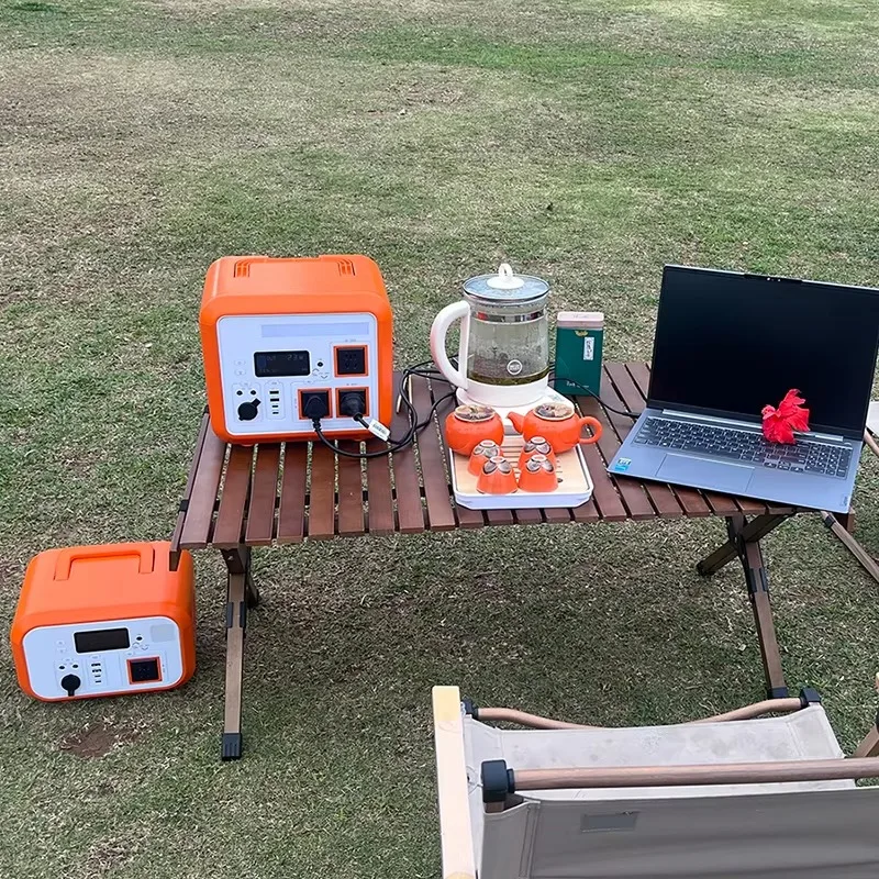 1000W To 2000W Solar Generator, Rechargeable Portable Power Station, Complete Panel Set for Outdoor Camping Emergency