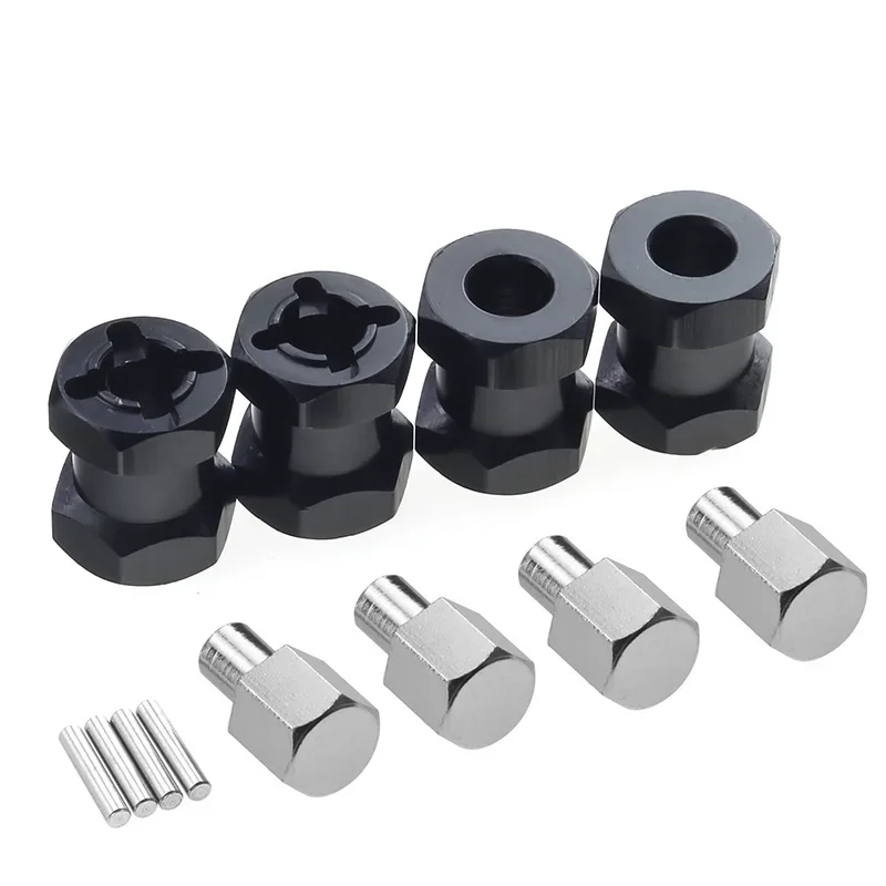 

4Pcs Thickness 15mm/20mm/25mm/ Extension Parts 12mm Hex Wheel Hubs For Axial scx10 D90 90046 Tamiya MST 1/10 RC Car Crawler