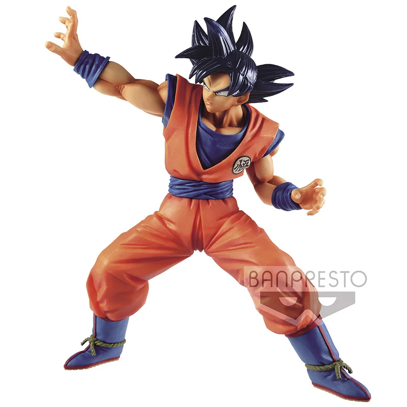 Bandai-figuras de acción de Dragon Ball Super, juguetes para niños, adornos de modelos coleccionables, Son Goku, MAXIMATIC, regalo Original