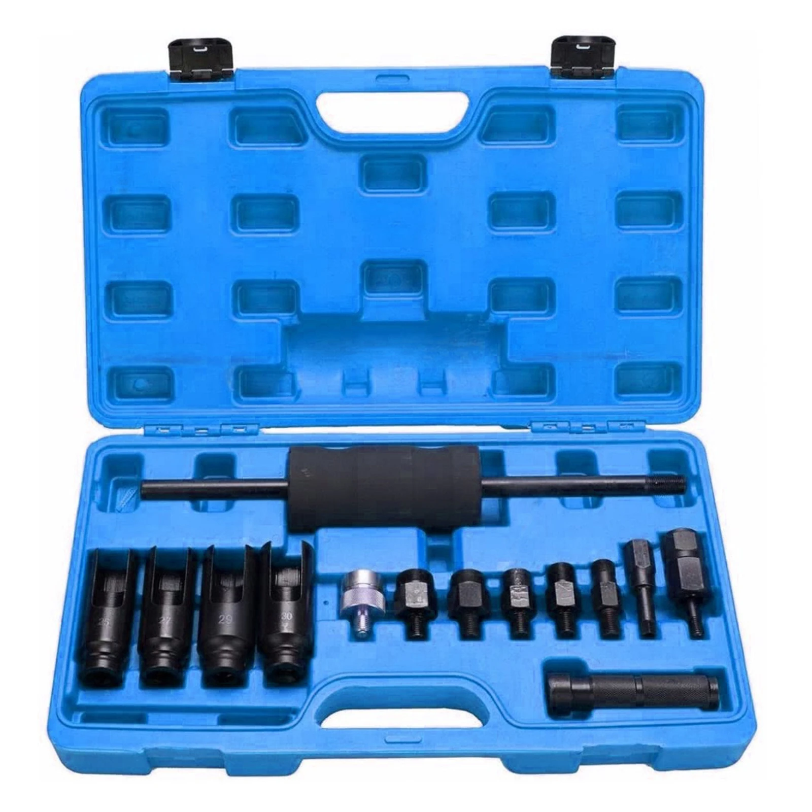 

14pcs Injector Remover Common Rail Adaptor Injector Extractor Puller for Delphi for Siemens