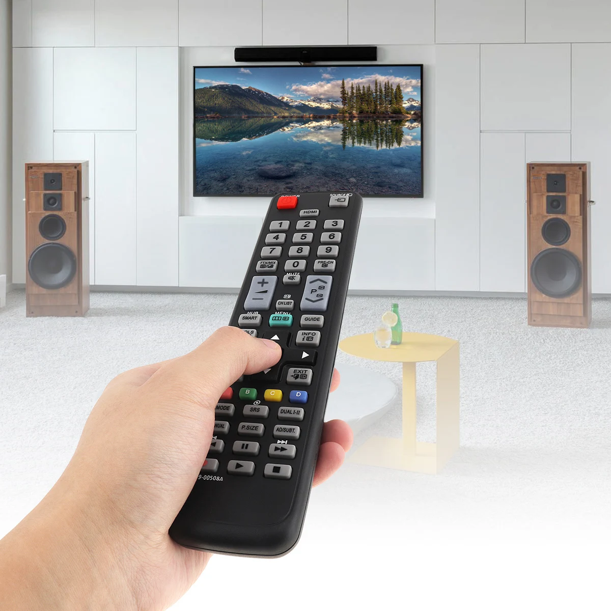 Remote Control TV IR 433MHz dengan Transmisi Panjang Cocok untuk Smart TV Samsung AA59-00508A / AA5900508A