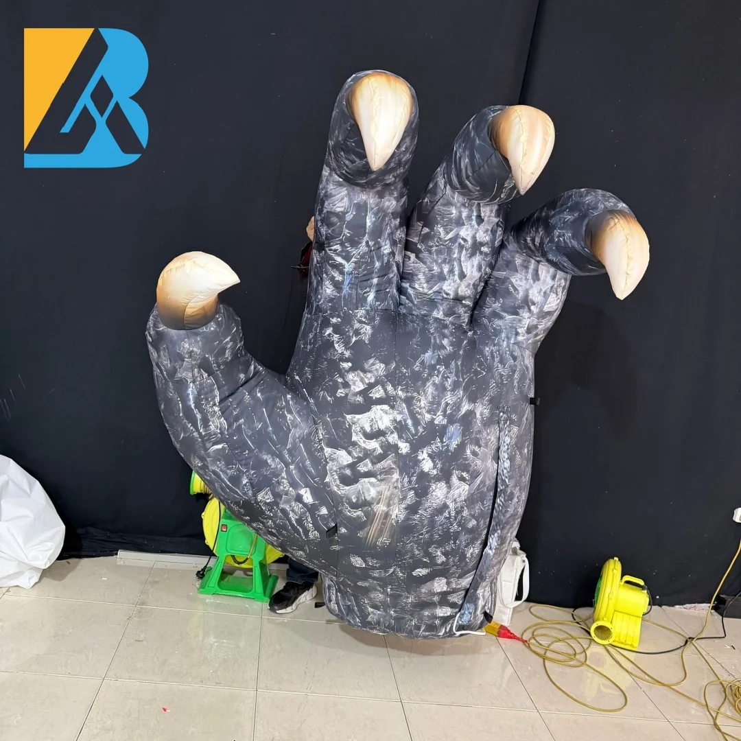 Maßgeschneiderte Event-Party-Versorgung, riesige aufblasbare Monsterhand für Bühnen-Selfie-Spielzeug