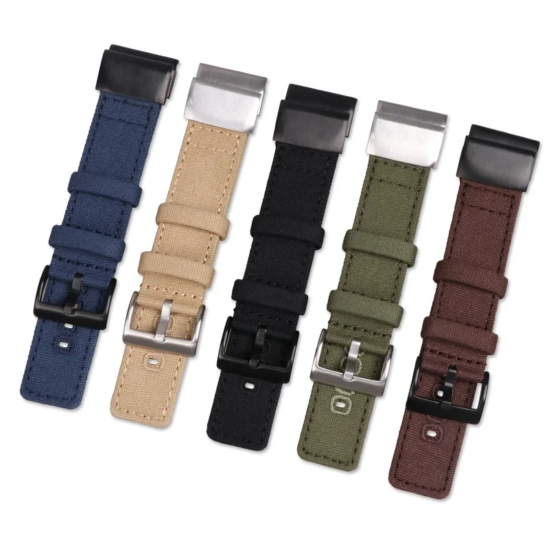 20mm 22mm 26mm Nylon Watch Band For Garmin fenix 9/9 pro/MIP 8 7 6 Nylon Quickfit Sports Wrist Strap EPIX /MK3 /Tactix Wristband