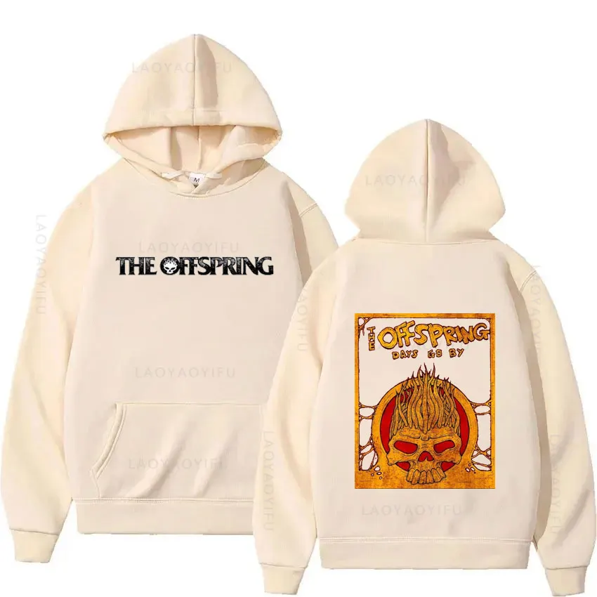 THE OFFSPRING Skull Logo Theme Hoody Hooded Shirt Sweatshirts for Men Men\'s Hoodies New & Graphic Essentials Hoodie Sweatshirt