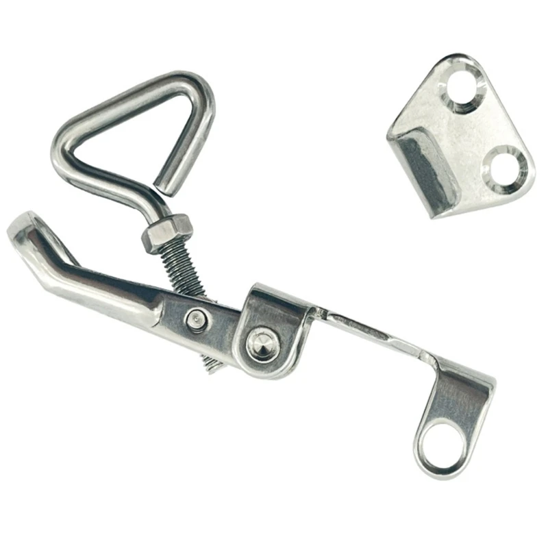 Heavy Duty 316 Stainless Steel Lock Locker Lockable Hold Down Clamp Lock Marine Boat Door Lock Fastener Clamp