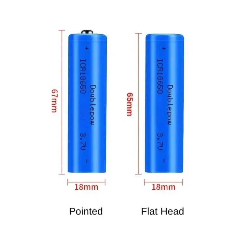 18650 bateria 3.7V 2200mah ICR akumulator litowy wielokrotnego ładowania Li-lon akumulator li-po do reflektora Mini wentylator wskaźnik laserowy latarka — zdjęcie produktu 6