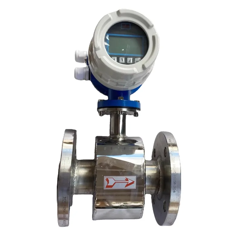 Smart Electromagnetic flow meter sewage Pipeline hydraulic diesel magnetic flowmeter liquid water stainless steel