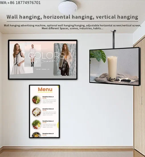 32inch Indoor Wall-Mounted LCD IPS Panel Advertising Display Capacitive Touch Screen Cloud-Based CMS for Business Use