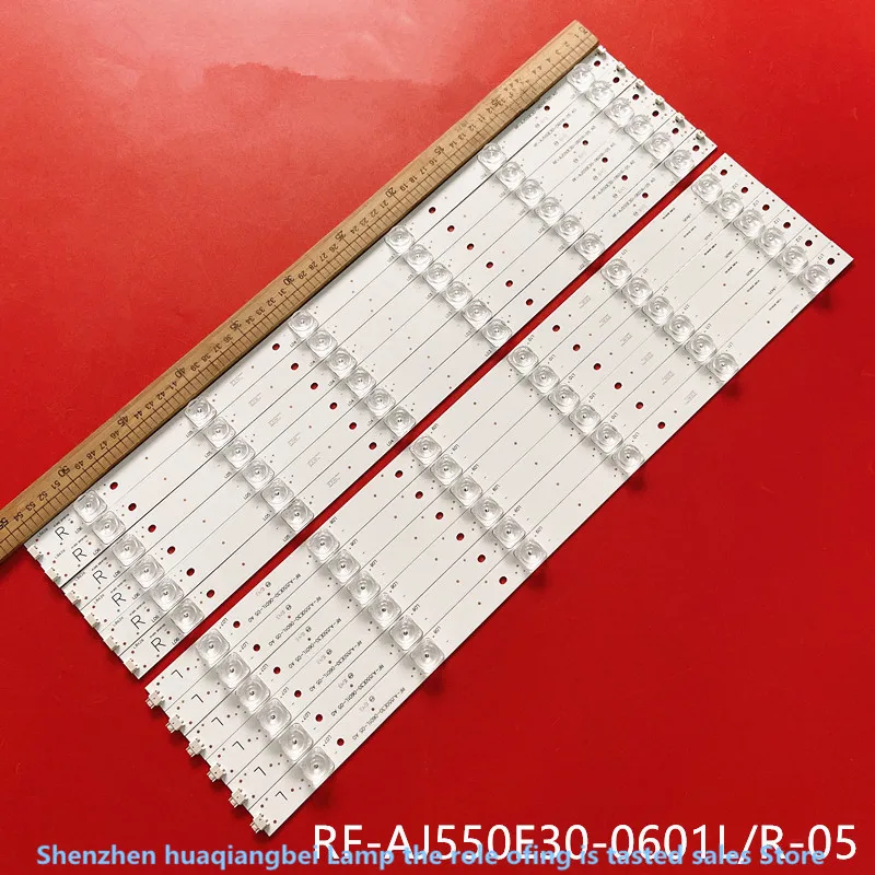 FOR LED Backlight strip FOR LC-55CUF8472ES LC-55CUG8461KS RF-AJ550E30-0601LR-05 A0 550MM 3V 6LED+6LED 100%NEW