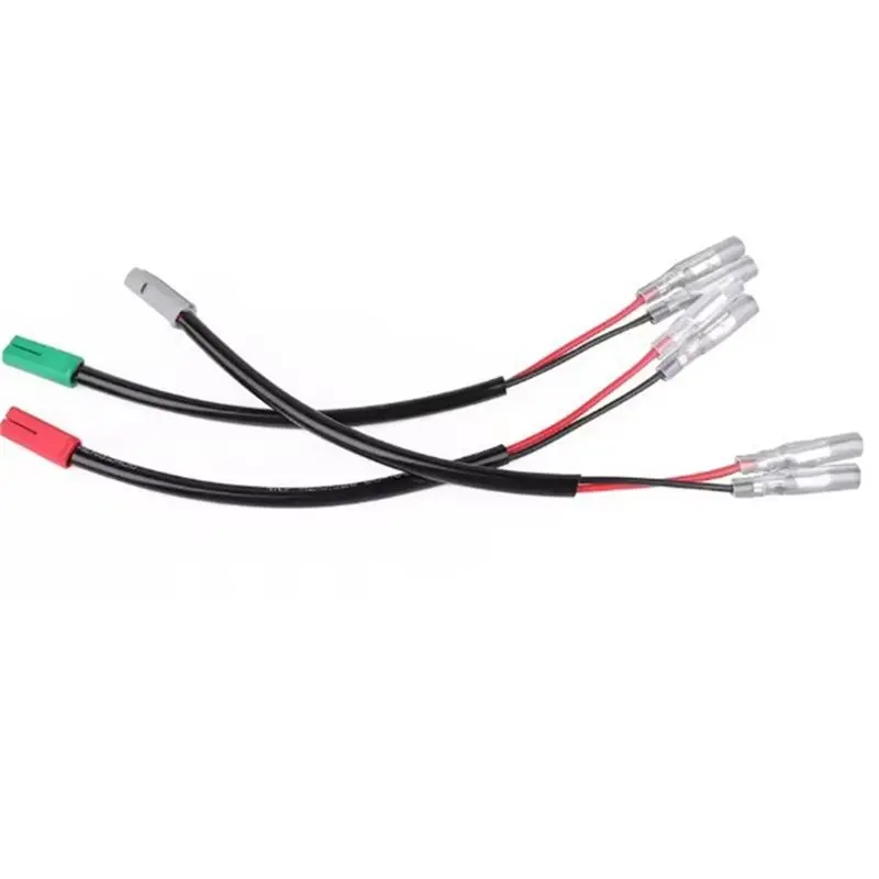 License Plate Light Turn Signal Cable Adapters 3Pcs For DUKE 390 250 200 125 390 Adventure Connectors Wire Leads Harness-L94A